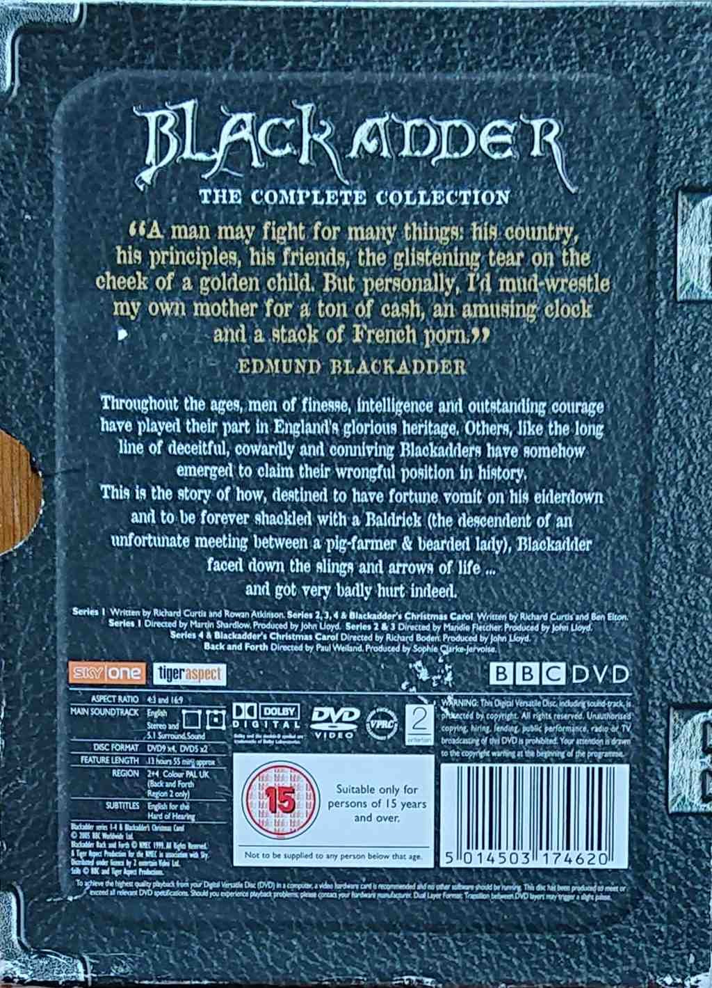Back cover of BBCDVD 1746